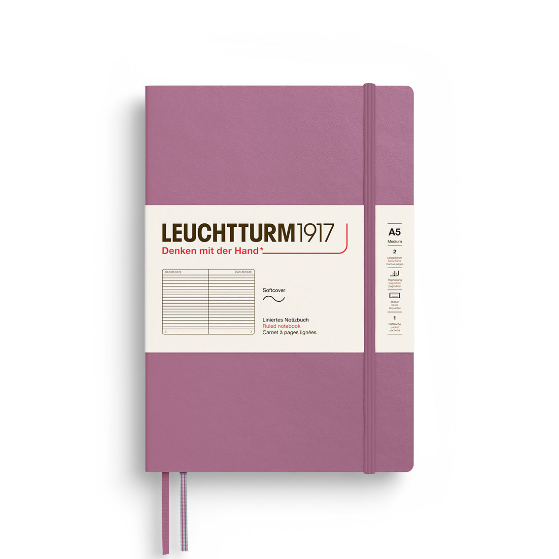 Softcover A5 Medium Dotted & Ruled