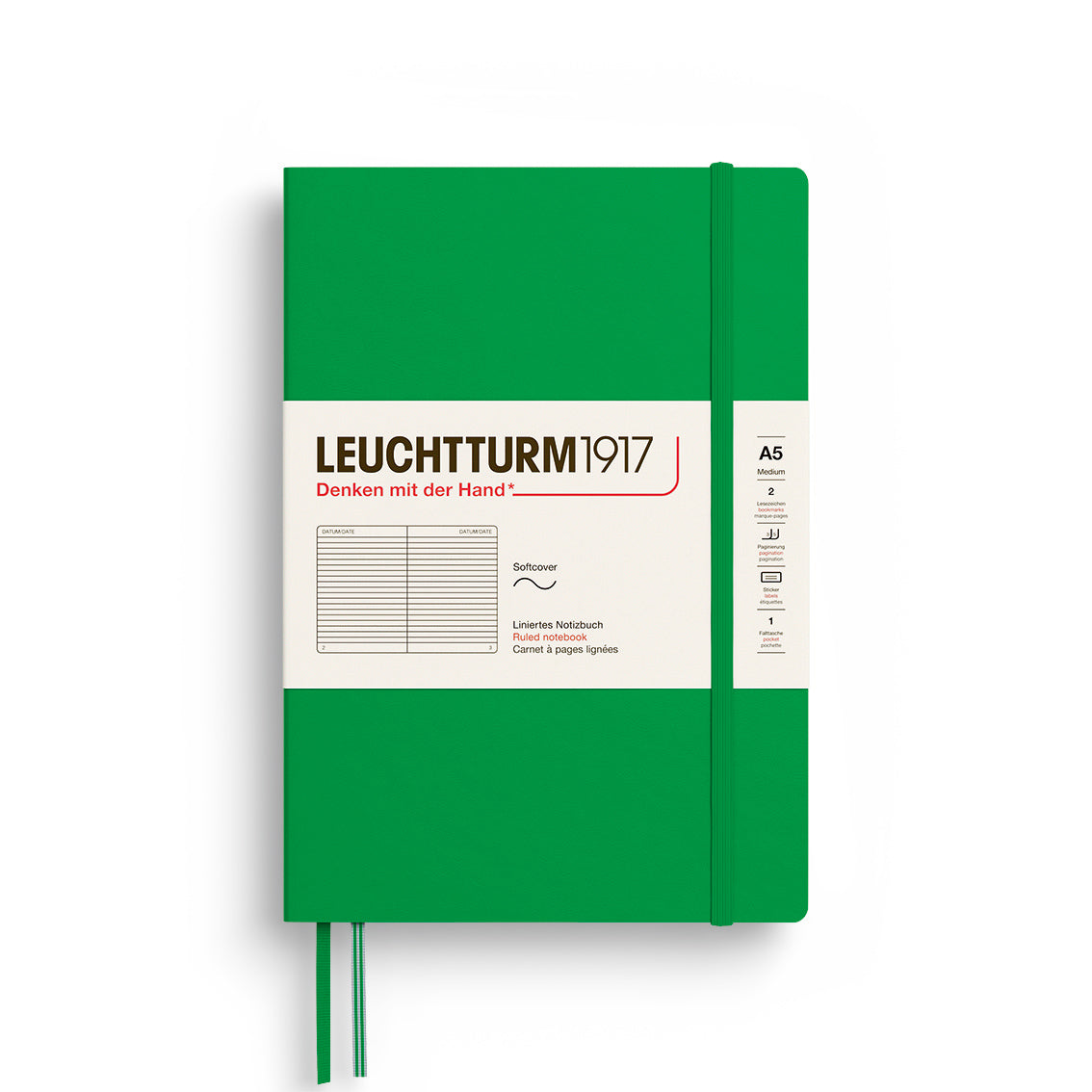 Softcover A5 Medium Dotted & Ruled
