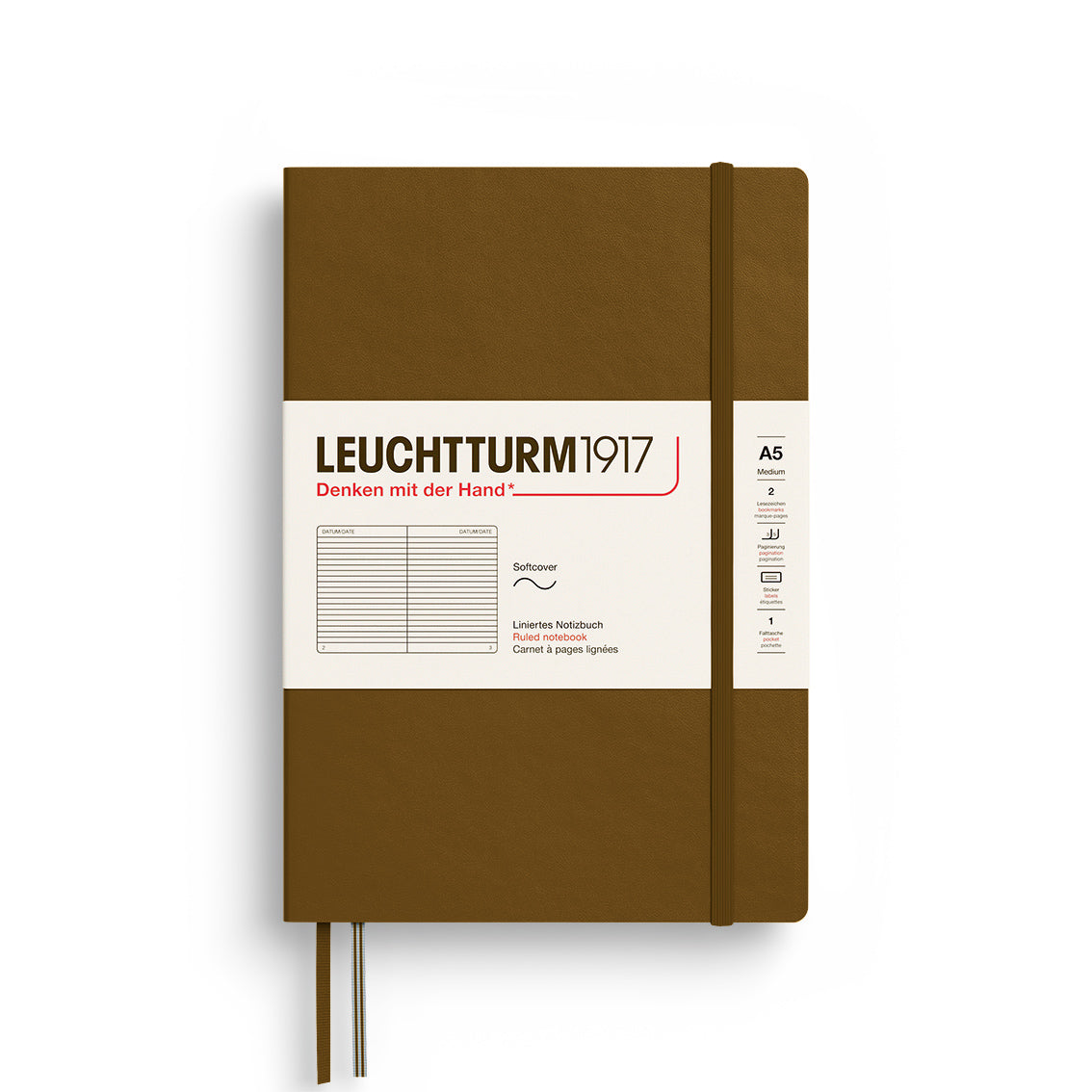 Softcover A5 Medium Dotted & Ruled
