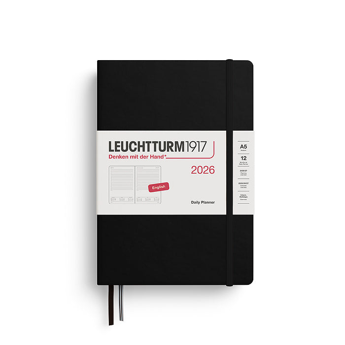 2026 Daily Planner Hardcover A5 Medium & A6 Pocket Hardcover