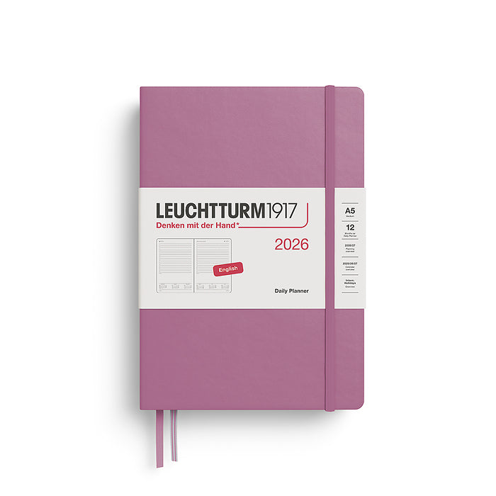 2026 Daily Planner Hardcover A5 Medium & A6 Pocket Hardcover