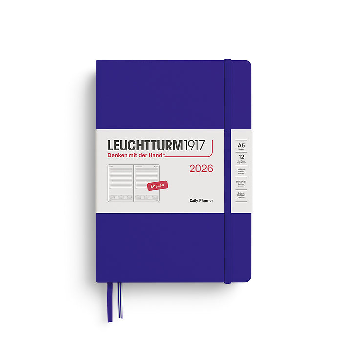 2026 Daily Planner Hardcover A5 Medium & A6 Pocket Hardcover