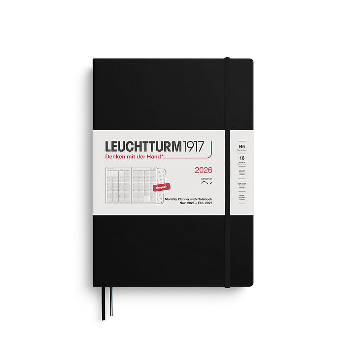 2026 Composition B5 16 Month Planner Softcover