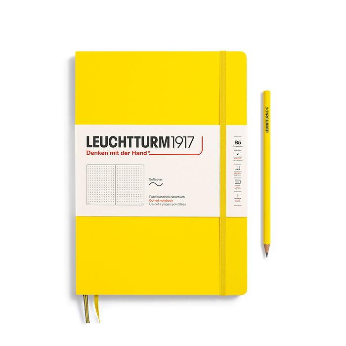 Softcover B5 - (178 x 254mm) Dotted & Ruled