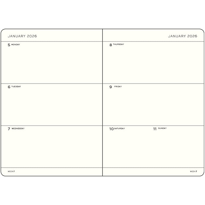 2026 Weekly Planners