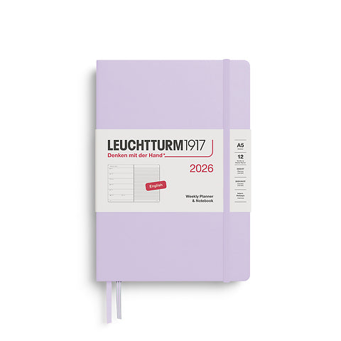 2026 Weekly Planner & Notebook Ruled - A4 Master, A5 Medium & A6 Pocket - Hardcover