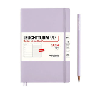 2024 Weekly Planner and Notebook Softcover A5 and B6+