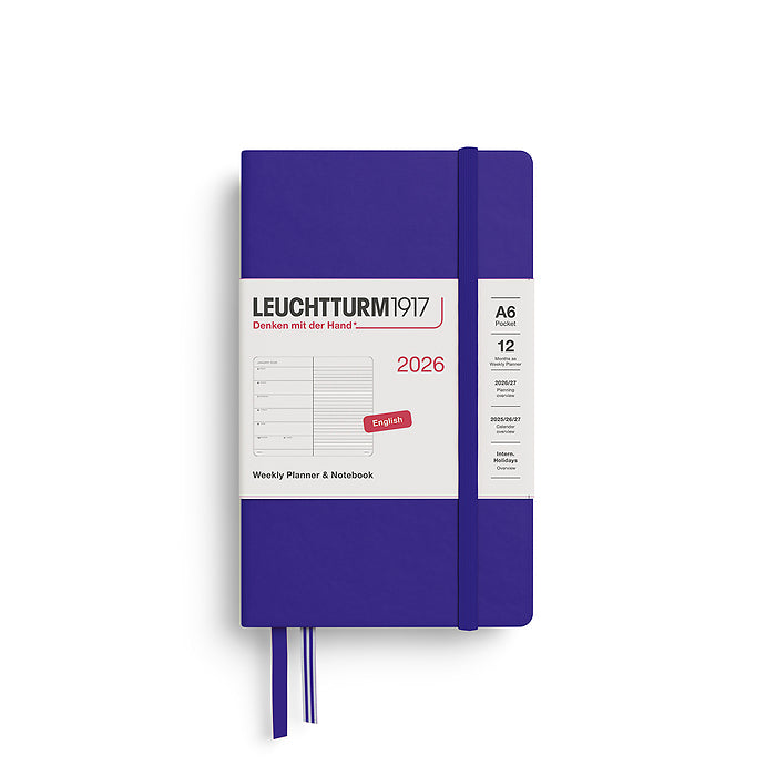 2026 Weekly Planner & Notebook Ruled - A4 Master, A5 Medium & A6 Pocket - Hardcover