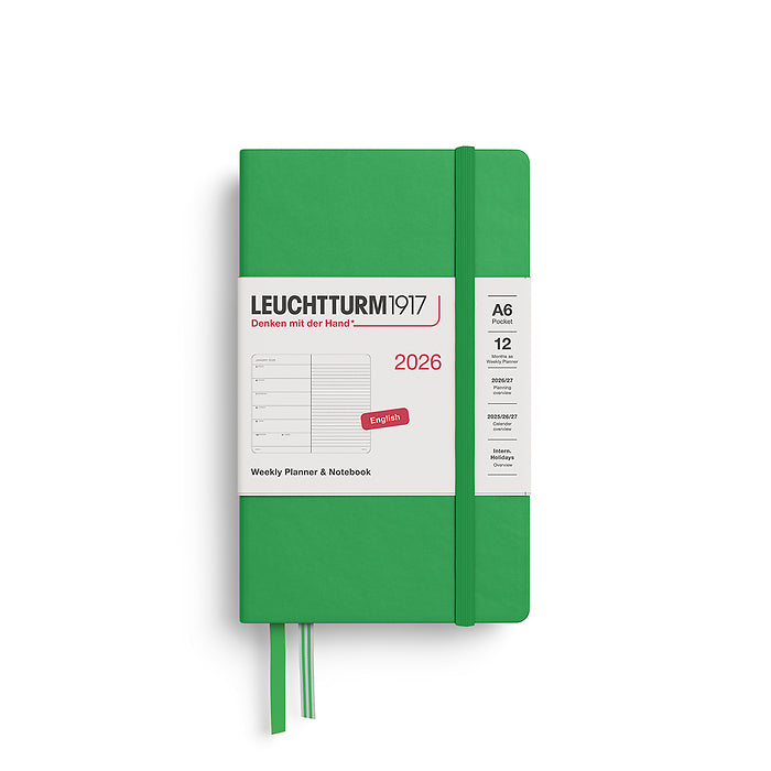2026 Weekly Planner & Notebook Ruled - A4 Master, A5 Medium & A6 Pocket - Hardcover