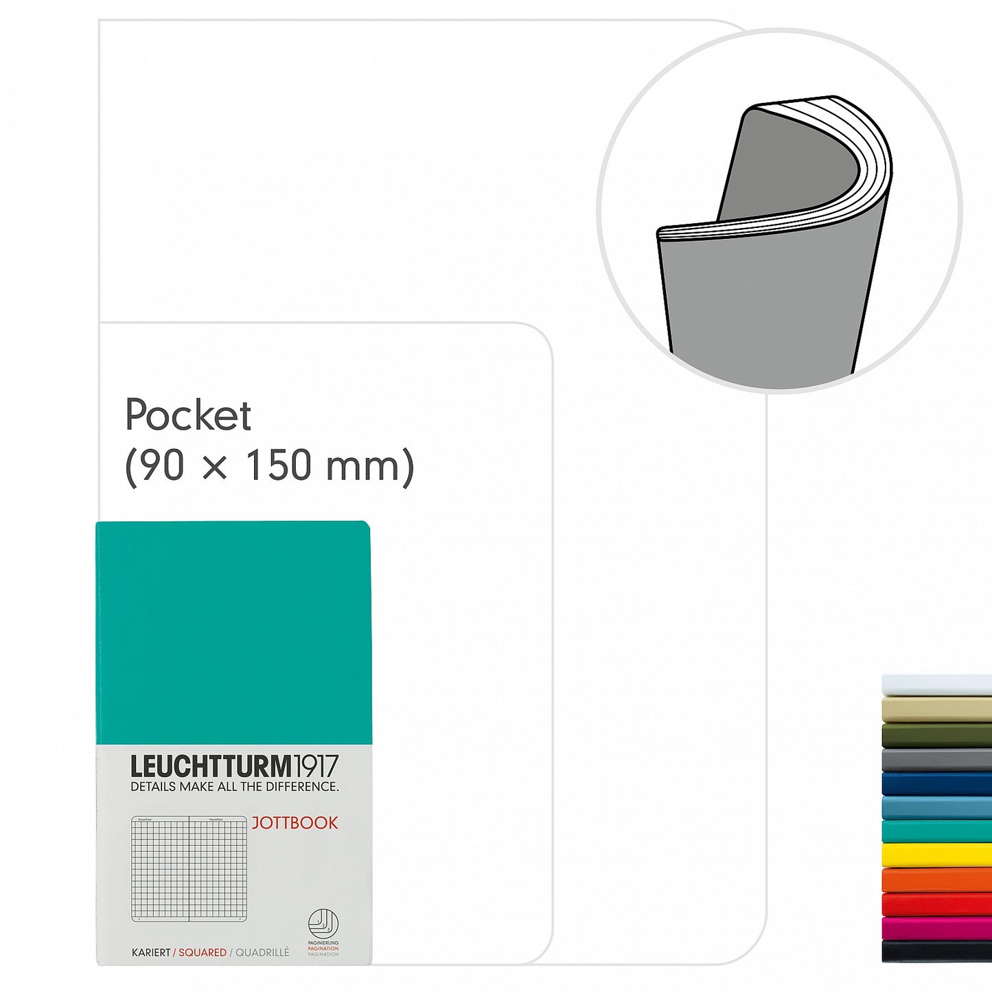 Jottbook Pocket A6 Single and Double