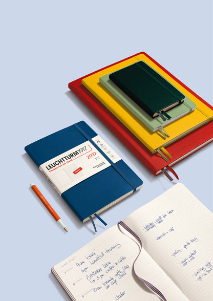 2027 Weekly Planner & Notebook Ruled HARDCOVER