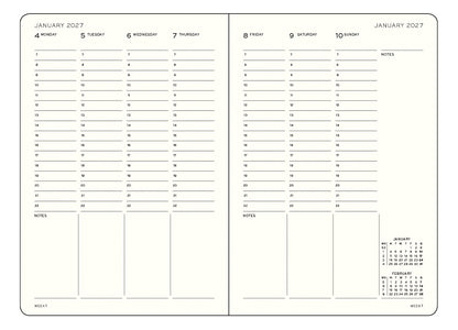 2027 Week Planner