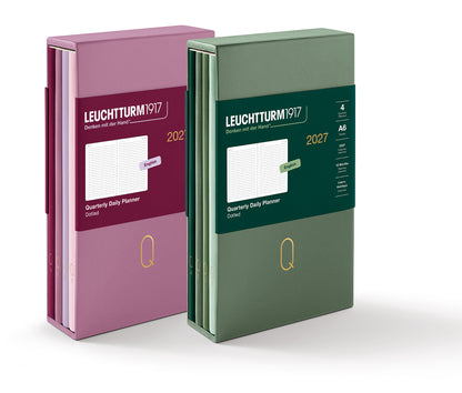 2027 Quarterly Daily Planner, pack of 4