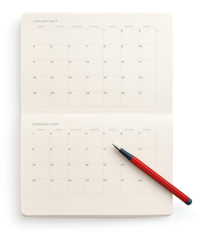 2027 Planner Booklet, Monthly Planner
