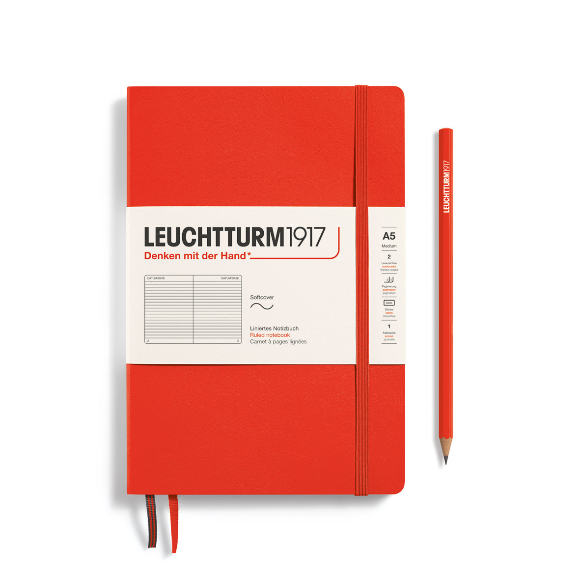 Softcover A5 Medium Dotted & Ruled