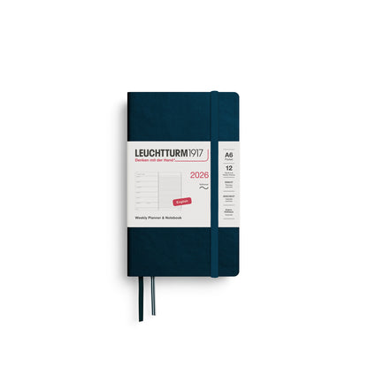 2026 Weekly Planner & Notebook Ruled A5 Medium, B6+ & A6 Pocket - SOFTCOVER