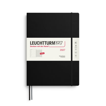 2027 Weekly Planner & Notebook Ruled HARDCOVER