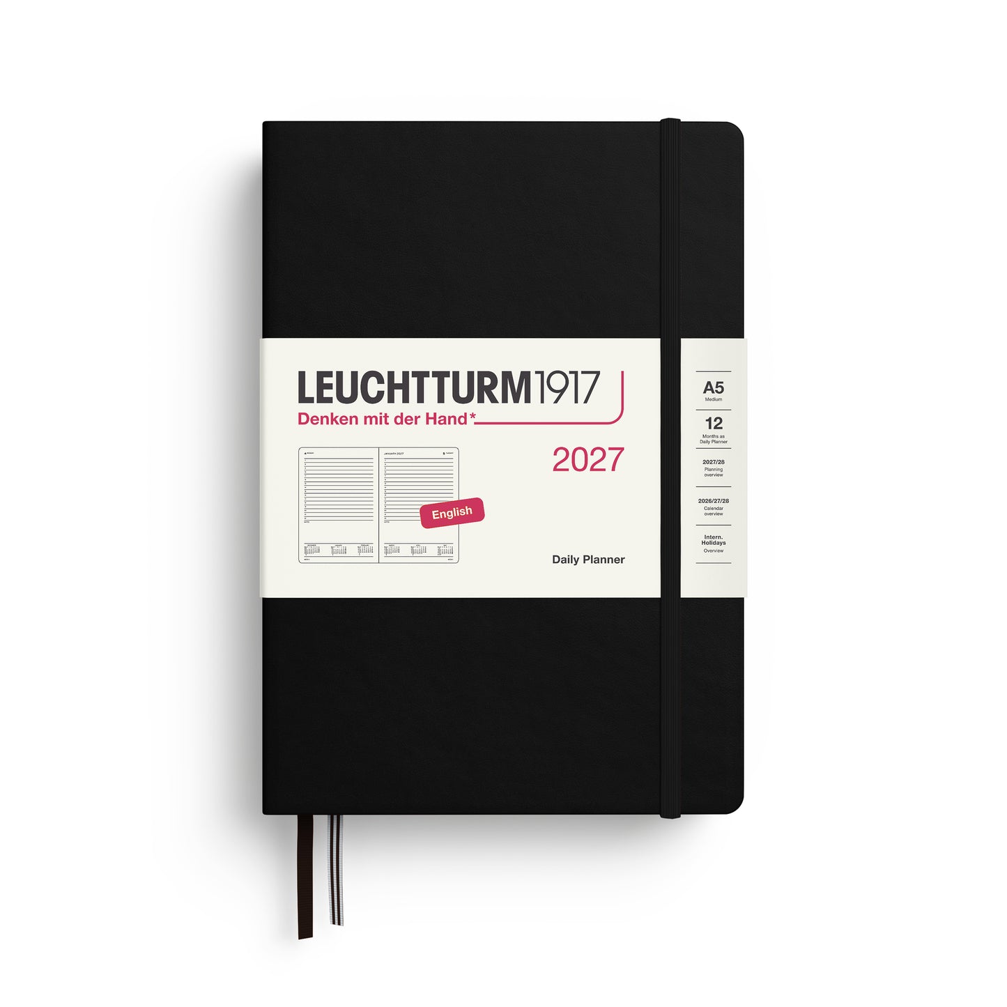 2027 Daily Planners Medium Hardcover