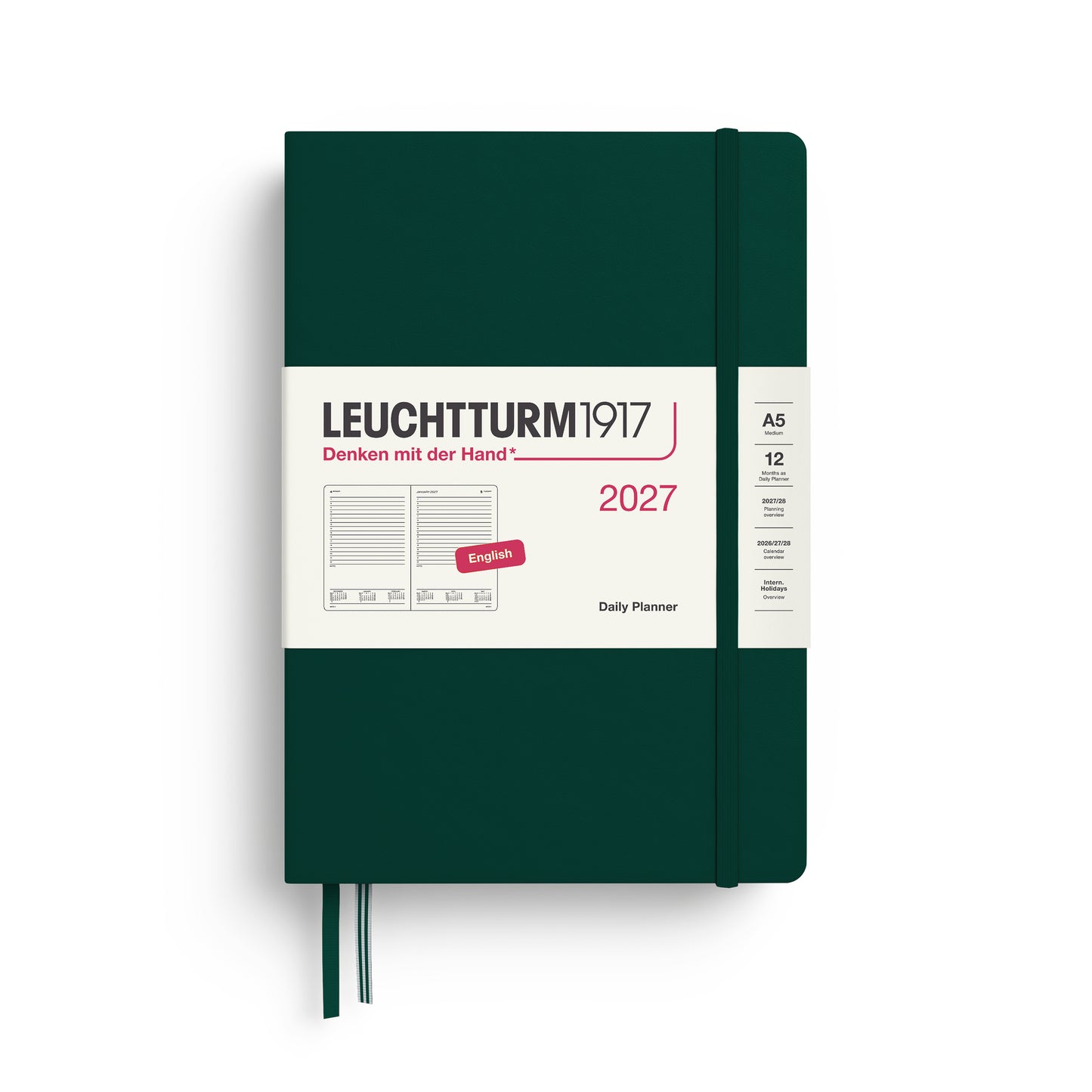 2027 Daily Planners Medium Hardcover