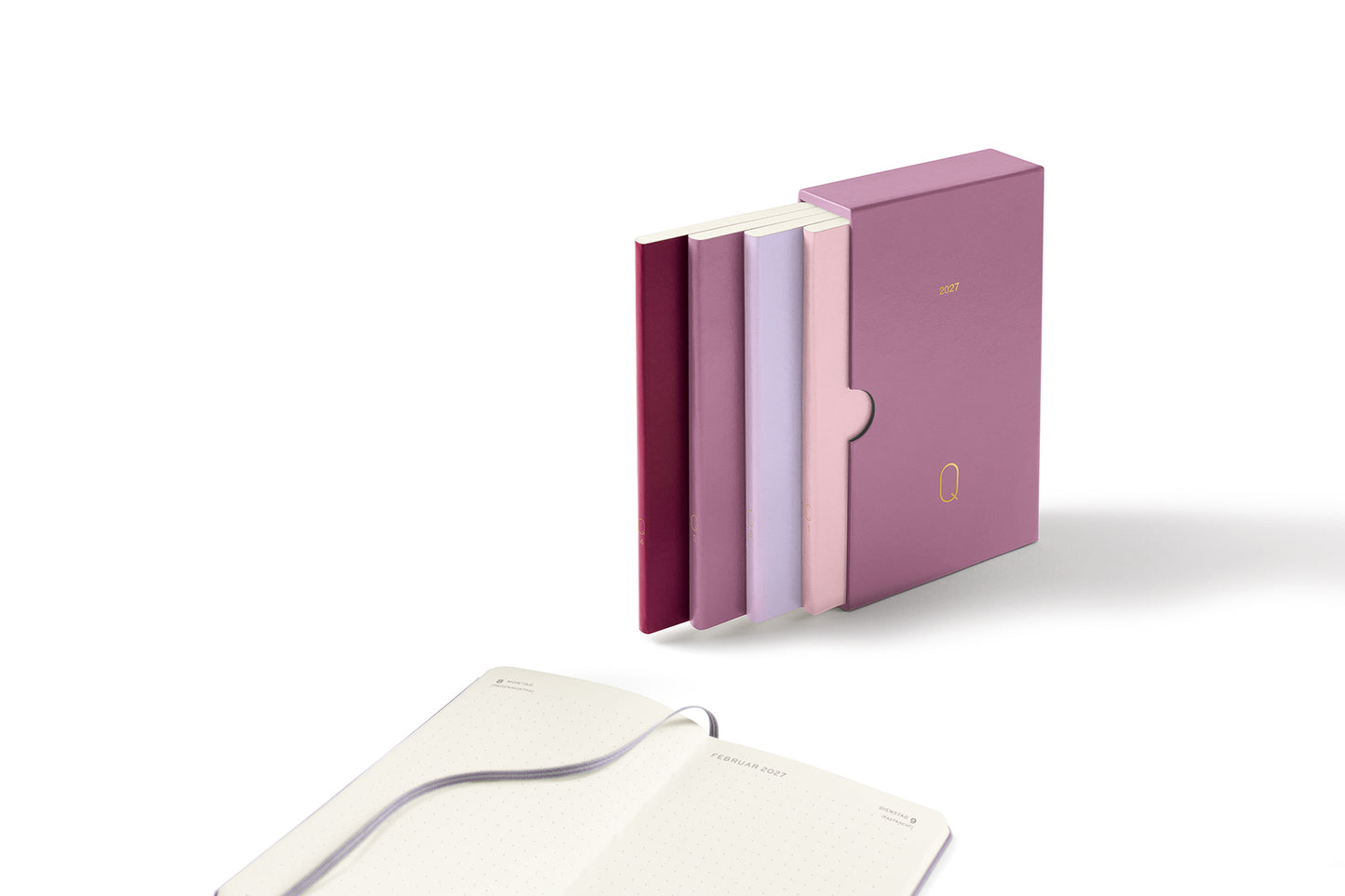 2027 Quarterly Daily Planner, pack of 4