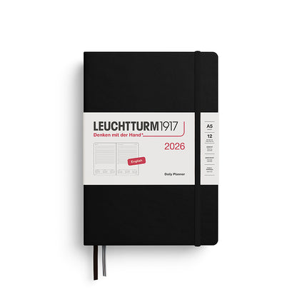 2026 Daily Planner Hardcover A5 Medium & A6 Pocket Hardcover