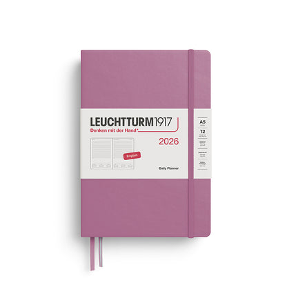 2026 Daily Planner Hardcover A5 Medium & A6 Pocket Hardcover
