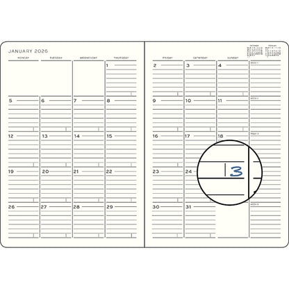 2026 Composition B5 16 Month Planner Softcover