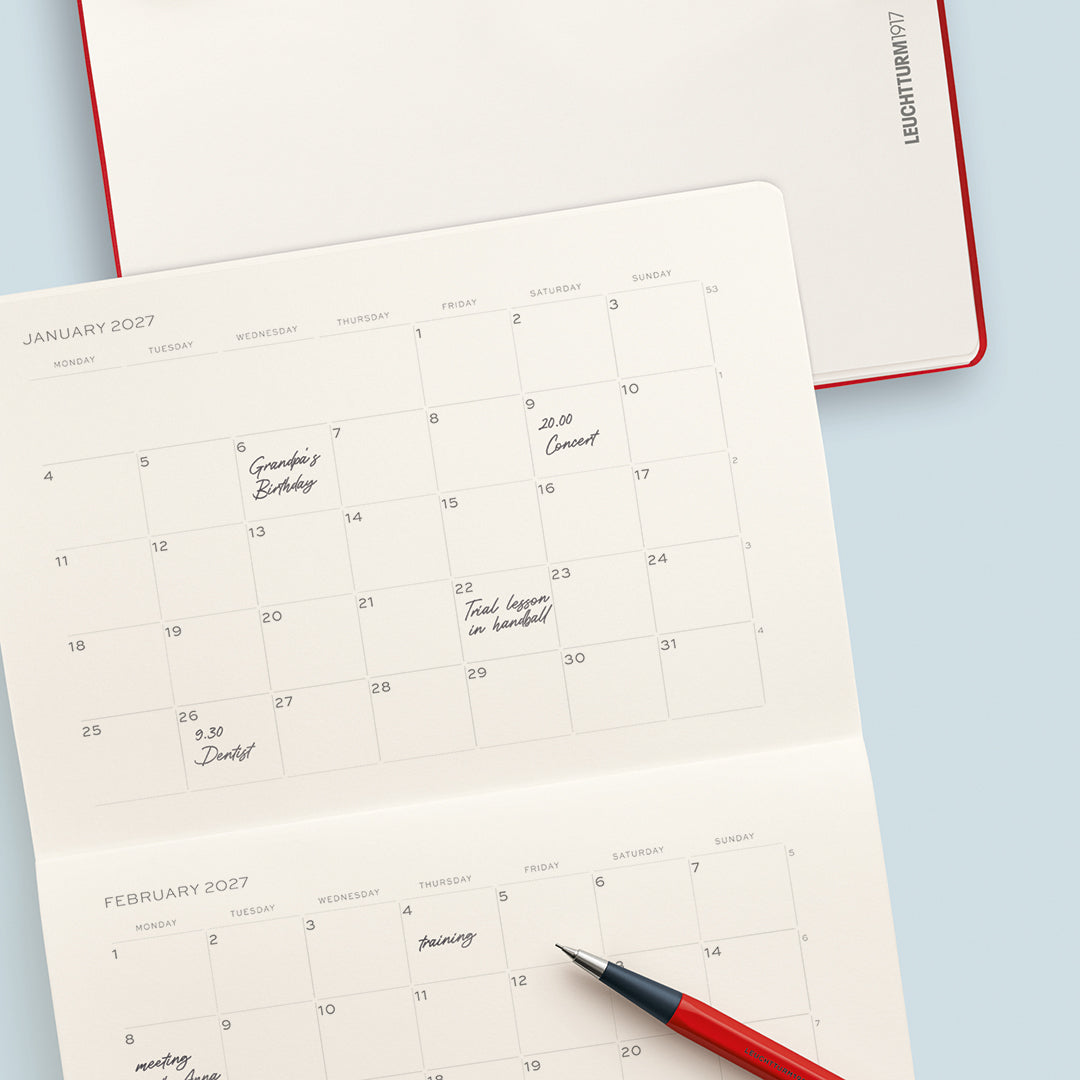 2027 Planner Booklet, Monthly Planner