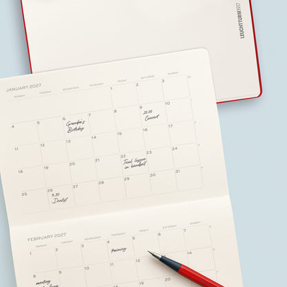 2027 Planner Booklet, Monthly Planner