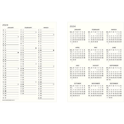 2025 Planner Stickers, Yearly overviews.