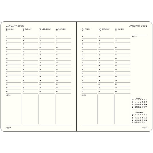 2026 Week Planner