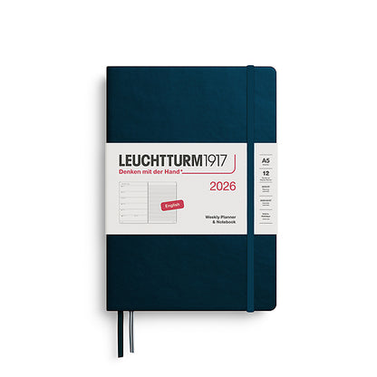 2026 Weekly Planner & Notebook Ruled  - A4 Master, A5 Medium & A6 Pocket - Hardcover