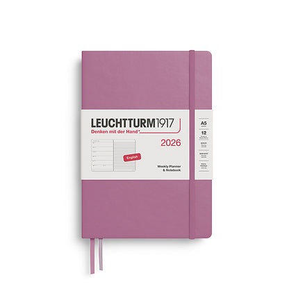 2026 Weekly Planner & Notebook Ruled  - A4 Master, A5 Medium & A6 Pocket - Hardcover