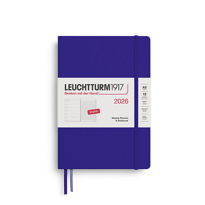 2026 Weekly Planner & Notebook Ruled  - A4 Master, A5 Medium & A6 Pocket - Hardcover