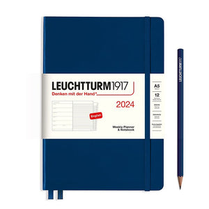 2024 Weekly Planner and Notebook A5 Medium