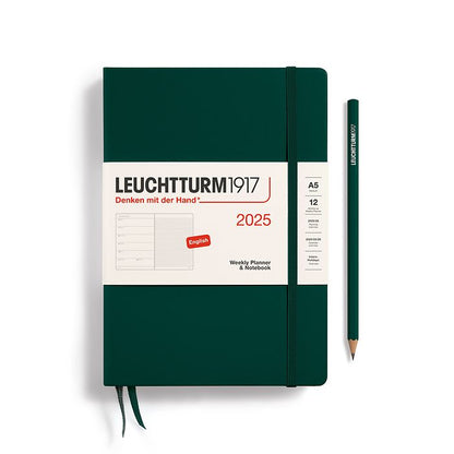 2025 Weekly Planner & Notebook Medium (A5)
