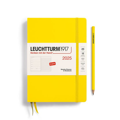 2025 Weekly Planner & Notebook Medium (A5)