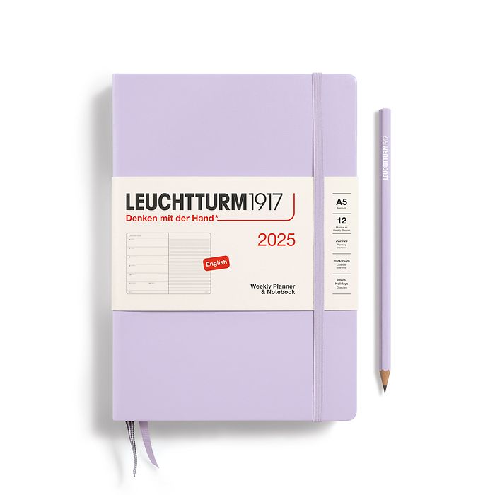 2025 Weekly Planner & Notebook Medium (A5)