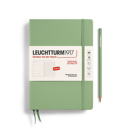 2025 Weekly Planner & Notebook Medium (A5)