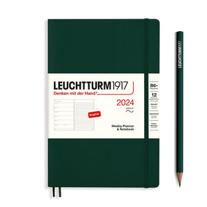 2024 Weekly Planner and Notebook Softcover A5 and B6+
