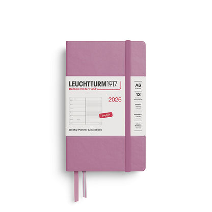 2026 Weekly Planner & Notebook Ruled  - A4 Master, A5 Medium & A6 Pocket - Hardcover