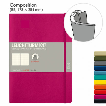 Softcover B5 - (178 x 254mm) Dotted & Ruled