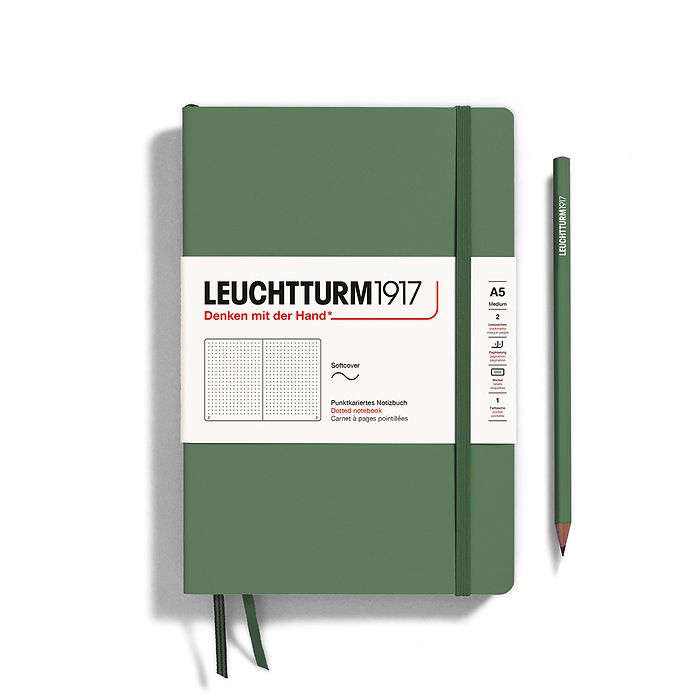 Softcover A5 Medium Dotted & Ruled