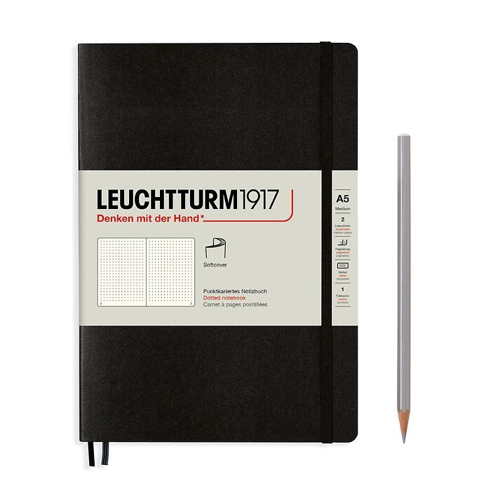 Softcover A5 Medium Dotted & Ruled
