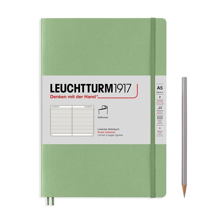 Softcover A5 Medium Dotted & Ruled