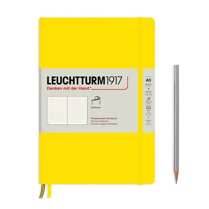 Softcover A5 Medium Dotted & Ruled