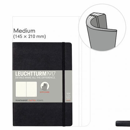 Softcover A5 Medium Dotted & Ruled