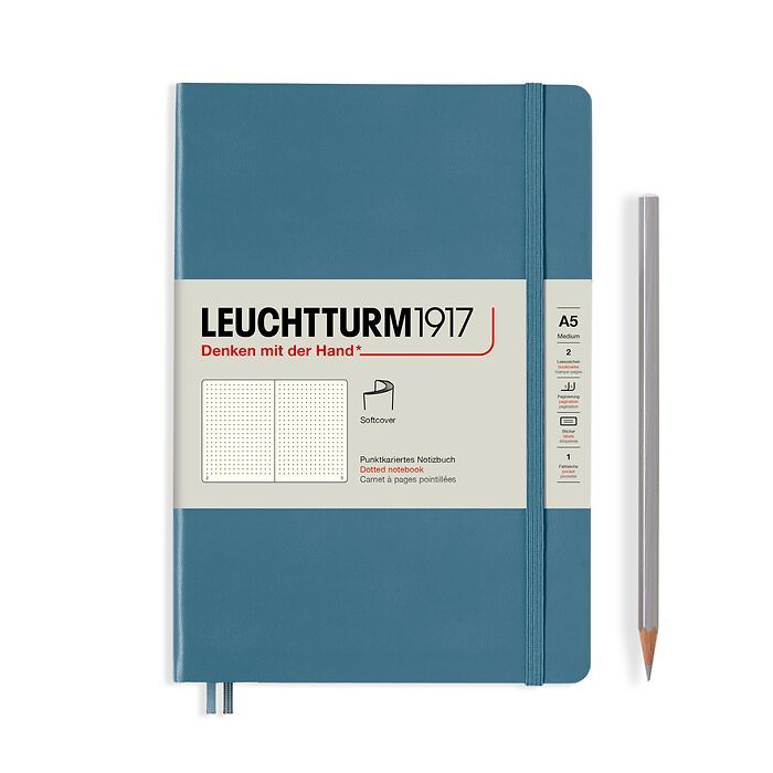 Softcover A5 Medium Dotted & Ruled