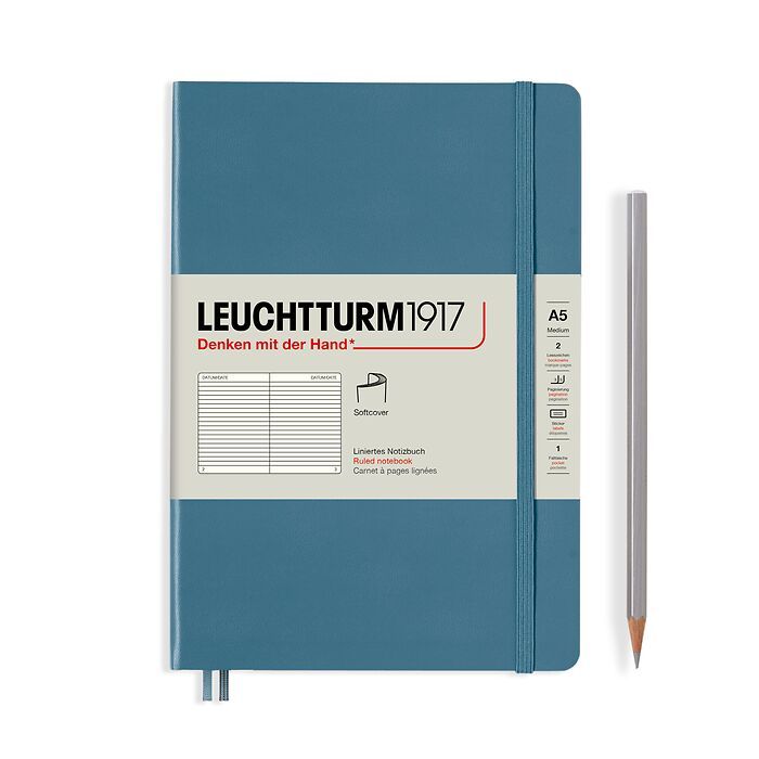 Softcover A5 Medium Dotted & Ruled